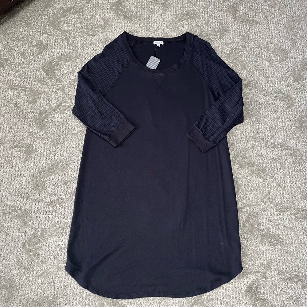NWT Women's Splendid Shirt Dress size Large in Black